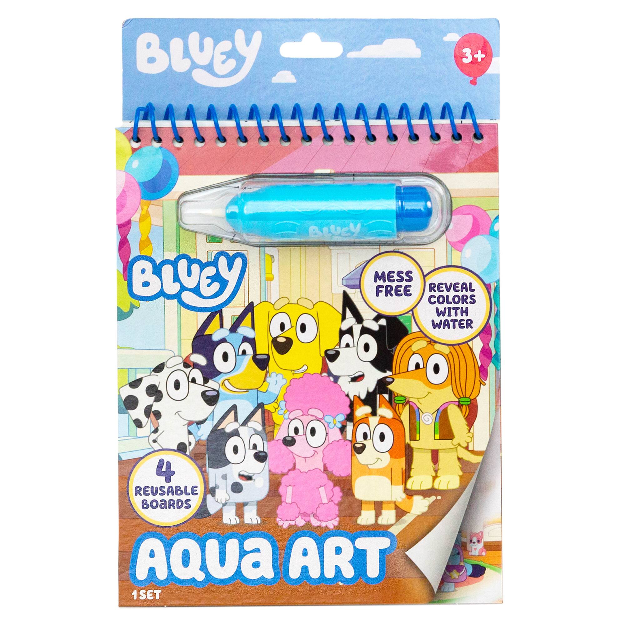 Bluey Friends Forever Aqua Art